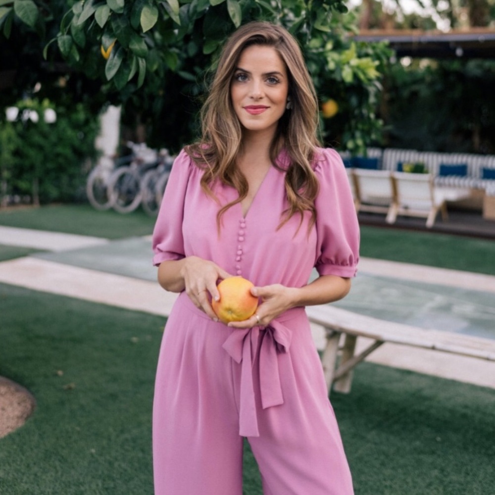 GAL MEETS GLAM Gabriela Pantsuit Jumpsuit